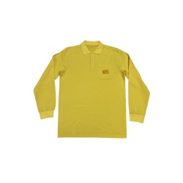 Custom Yellow Property Management Polo Shirt Design Embroidered Logo Polo Shirt Polo Shirt Supplier   Macao Ocean Garden Factory Management Office   P1525 Custom Yellow Property Management Polo Shirt Design Embroidered Logo Polo Shirt Polo Shirt Supplier   Macao Ocean Garden Factory Management Office   P1525
